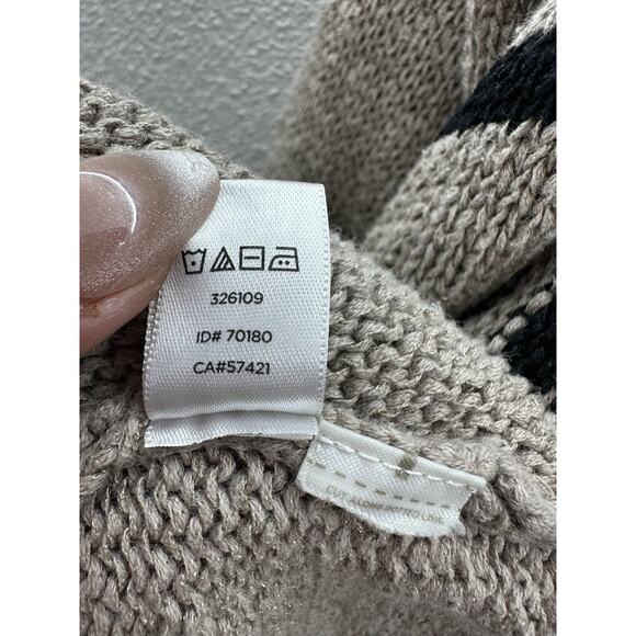 Womens Ian & Grey Sweater Size Small Brown Long Sleeve Open Front Cardigan - Picture 7 of 12